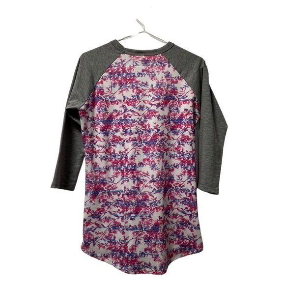 LuLaRoe Floral Pattern Size XS polyester/spandex Preppy Casual Comfy - Picture 2 of 9